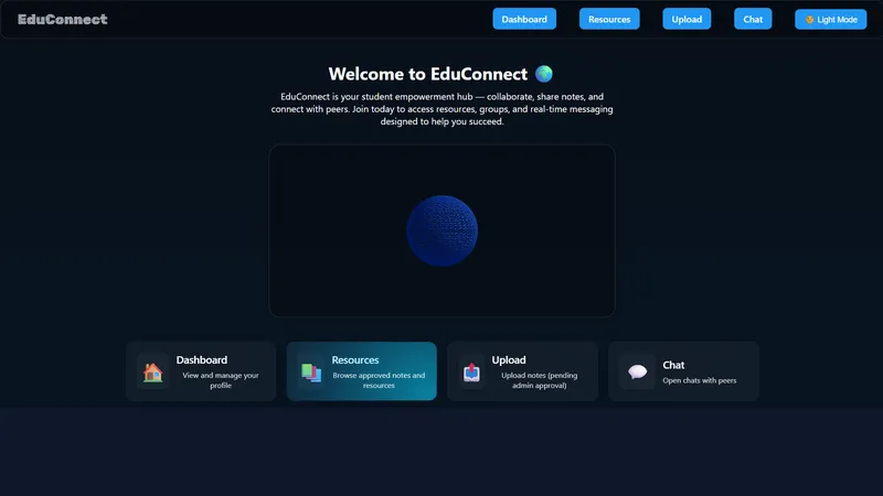 EduConnect project screenshot